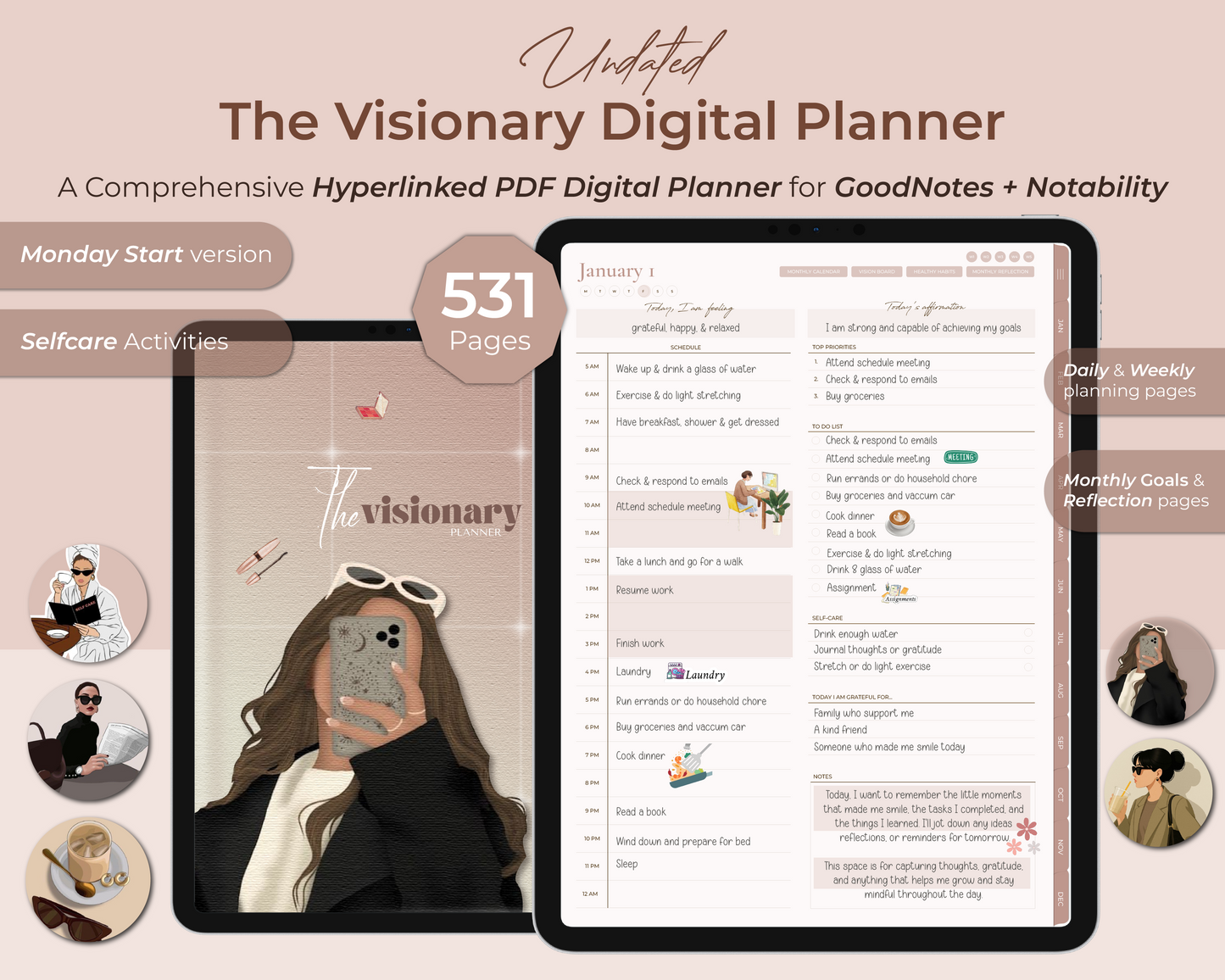 All-in-One Digital Planner for Wellness, Productivity & Mum Life Made Simple
