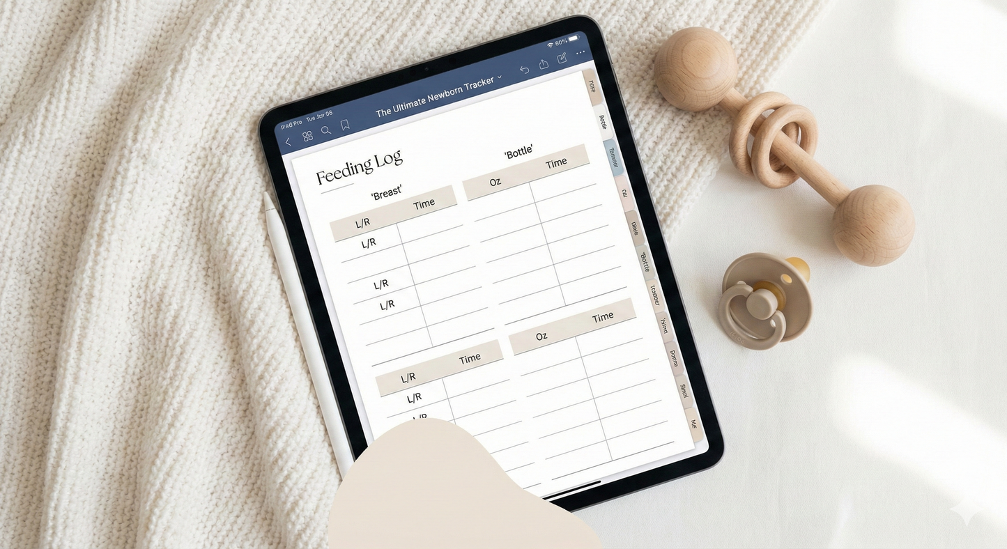 The Ultimate Newborn Tracker: Feeding, Sleep & Diaper Log