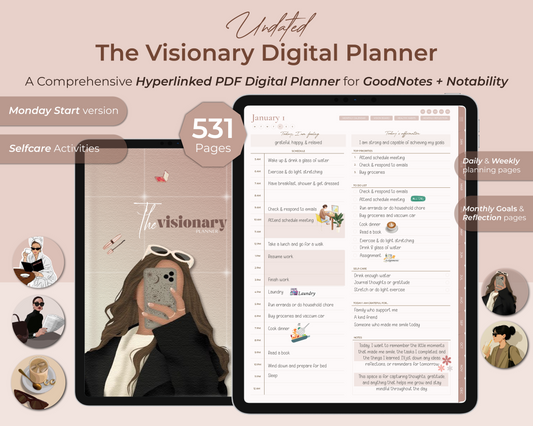 All-in-One Digital Planner for Wellness, Productivity & Mum Life Made Simple
